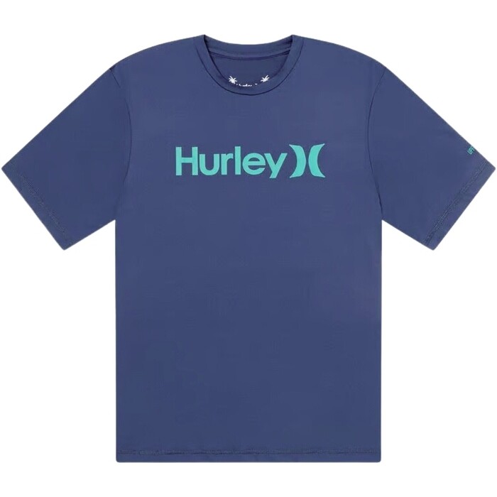 2024 Hurley Hombres Chaleco De Licra De Manga Corta One And Only Quickdry MAT0001010 - Submarine